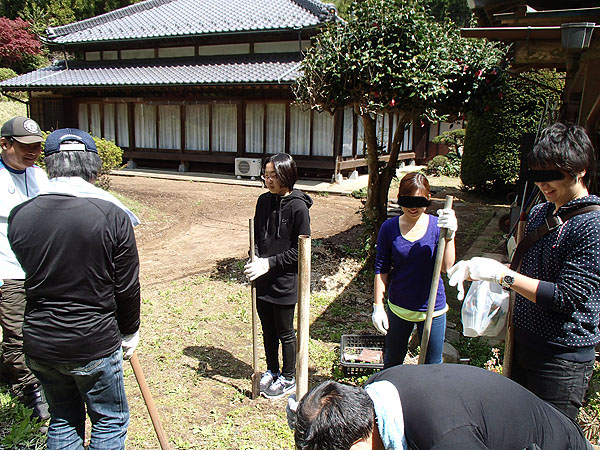 たけのこ狩り開始